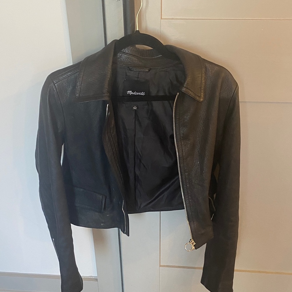 Madewell Black Leather Jacket